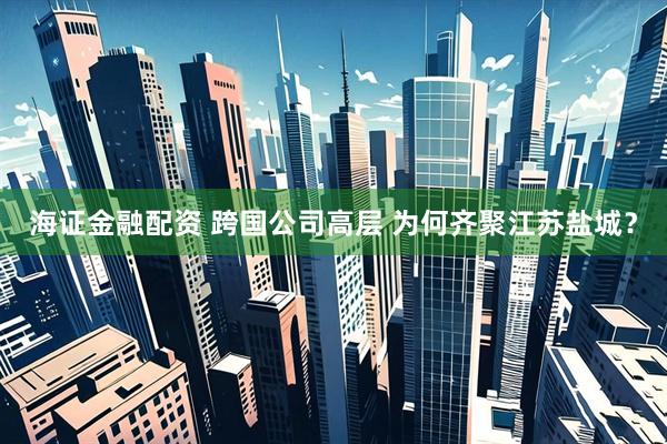 海证金融配资 跨国公司高层 为何齐聚江苏盐城？